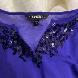 Express Purple Top size XS